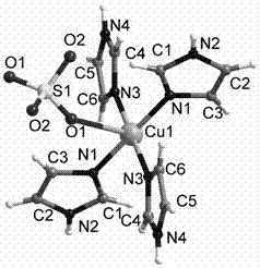 A kind of imidazole copper catalyst, preparation method and application