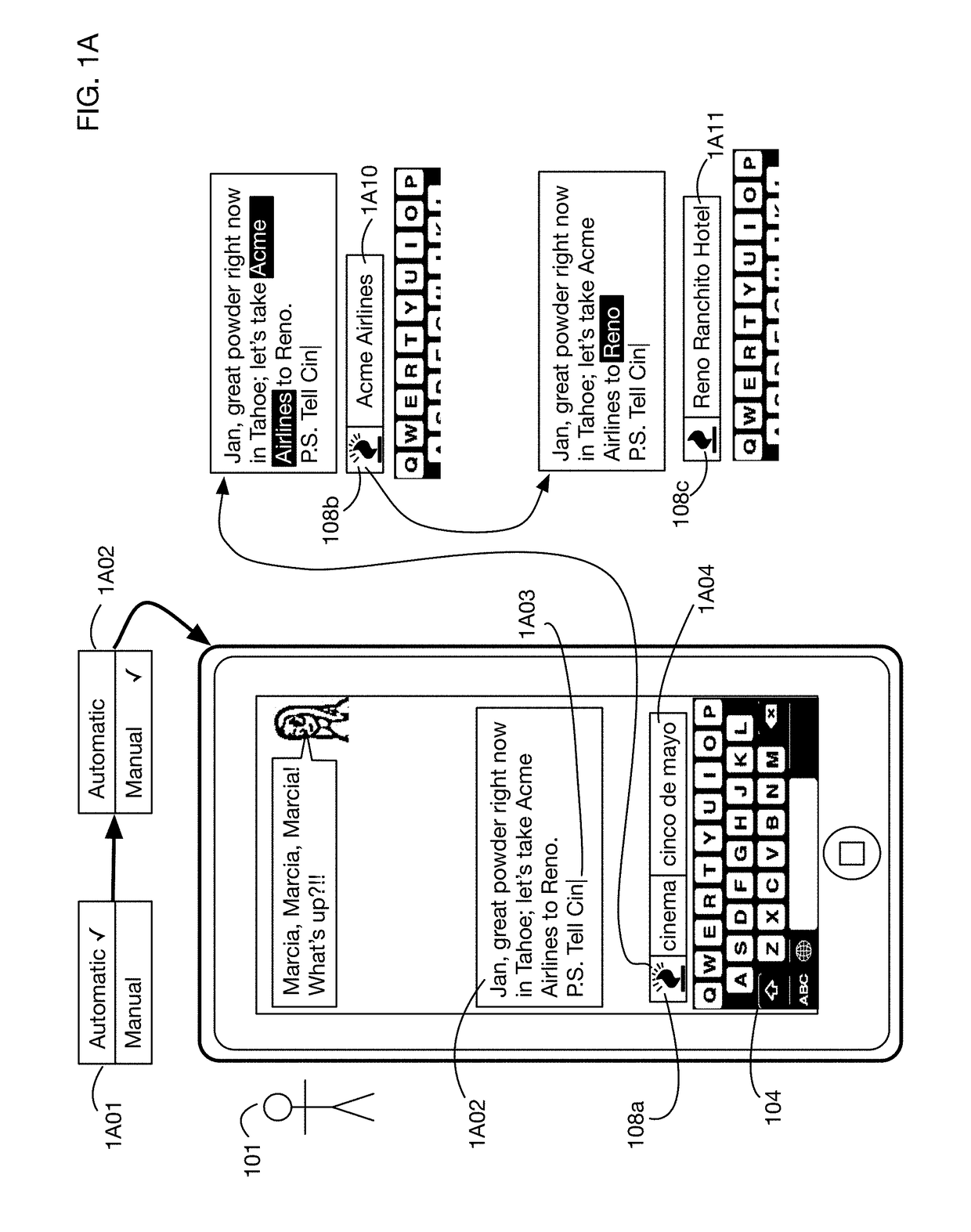 Virtual keyboard trackable referral system