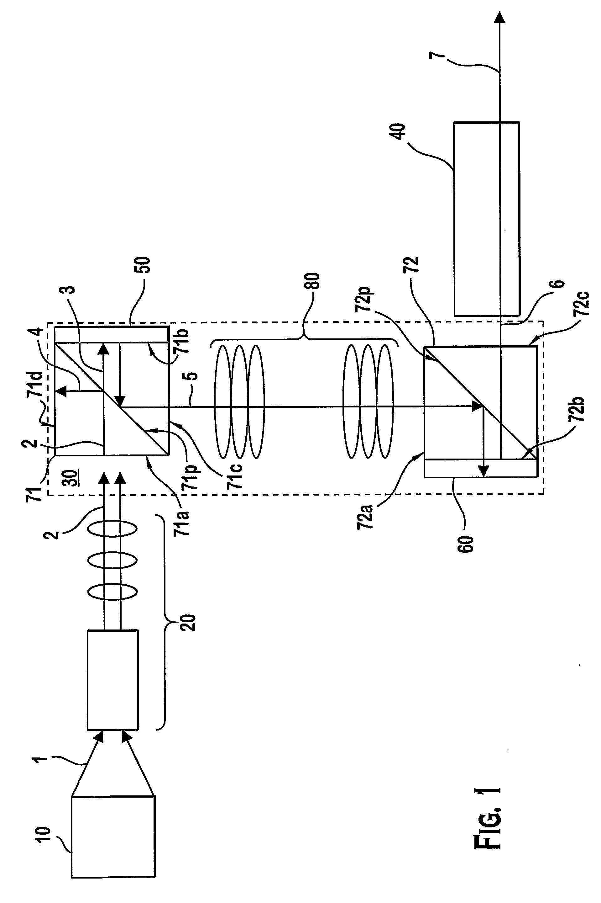 System for Using Larger Arc Lamps with Smaller Imagers