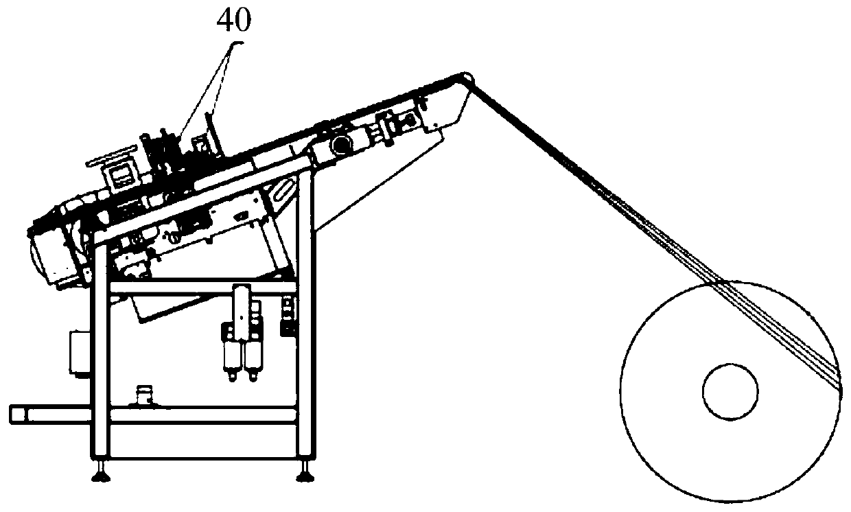 Multi-layer yarn leasing machine