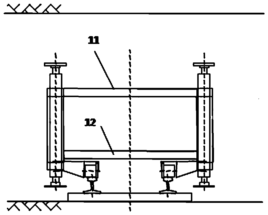 A rail loading machine