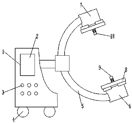 Orthopedic surgical navigation positioning device and C-arm X-ray equipment