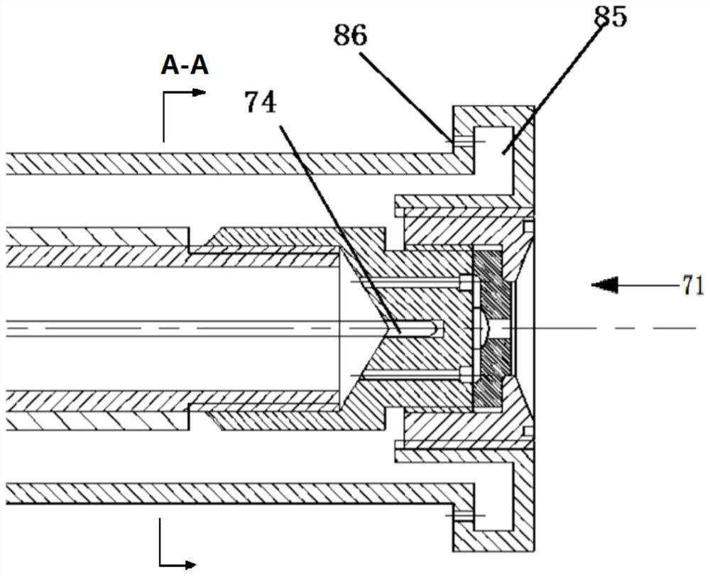 Cooling system and method for high-temperature ammonia spraying denitration air cooling spray gun of coal-fired boiler