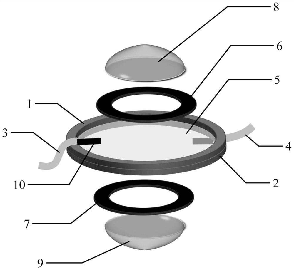 Dielectric elastomer liquid lens based on transparent conductive liquid