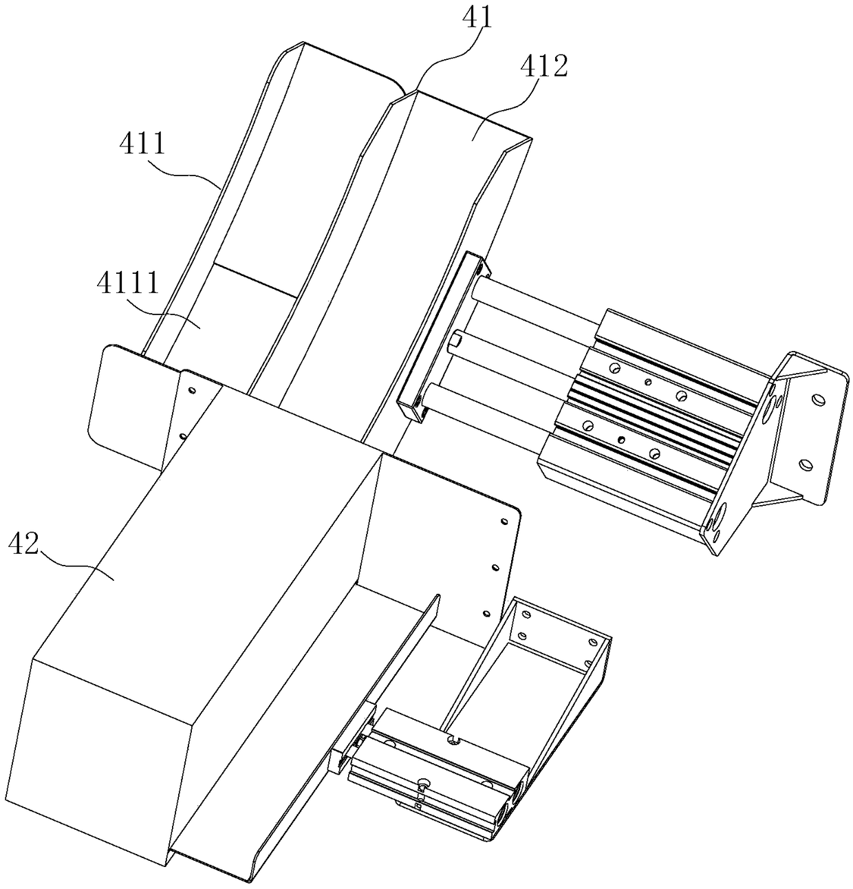 Bobbin classified discharging device