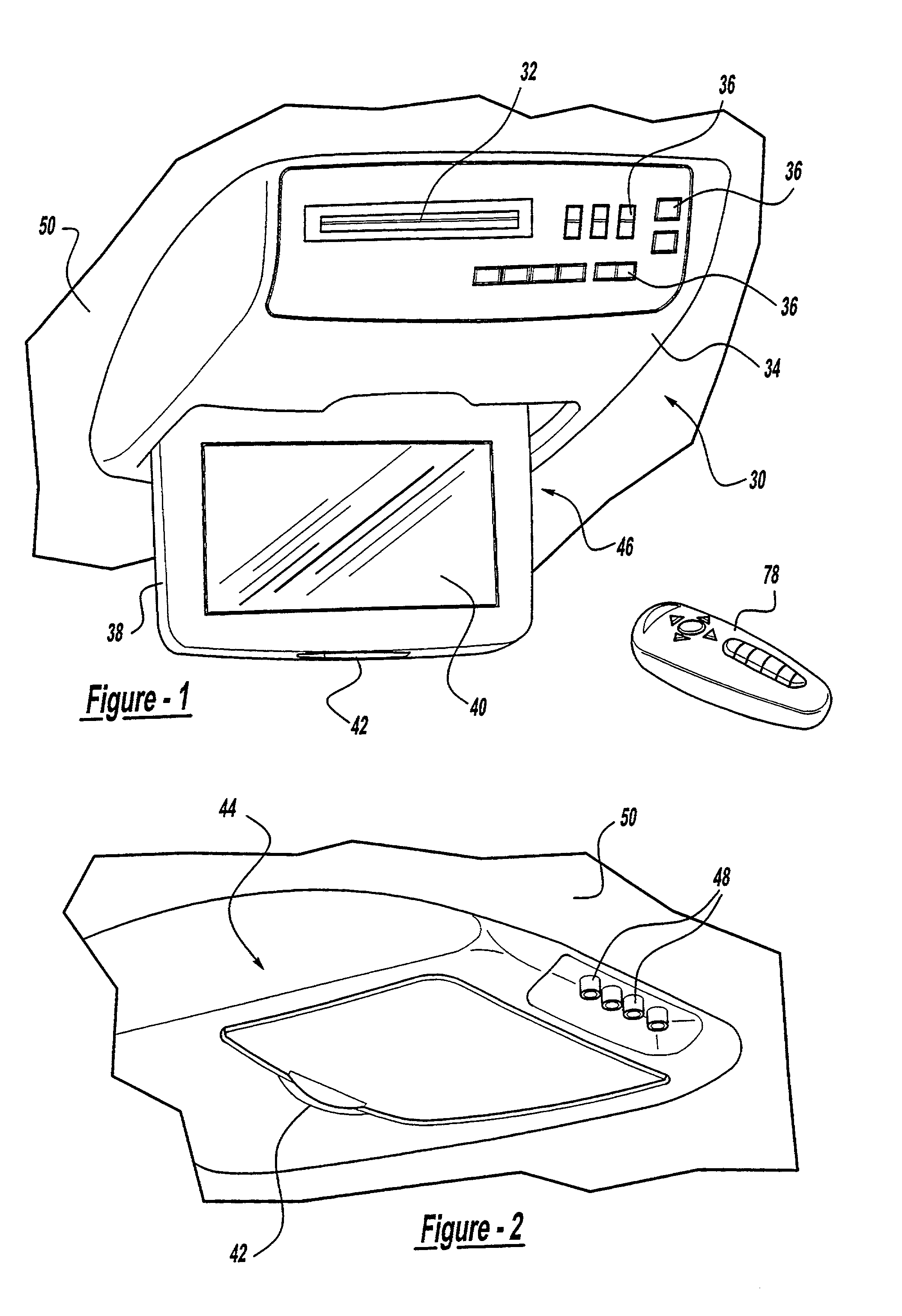 Video display system for a vehicle