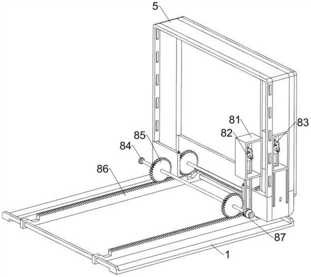 Rocking-handle-hidden type dual-drive compact shelf