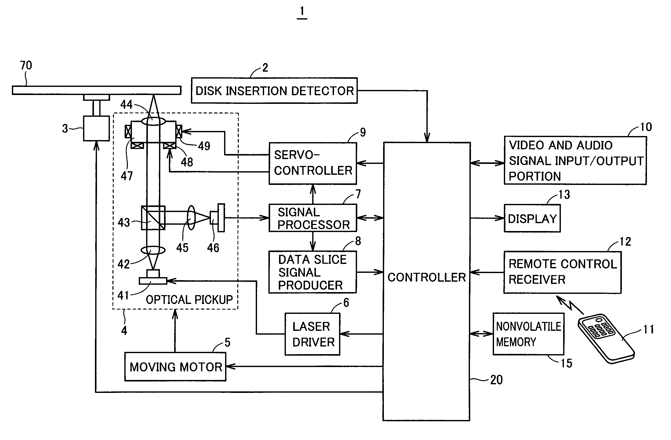 Information recording and reproducing device suppressing erasure of data when power interruption occurs during data recording