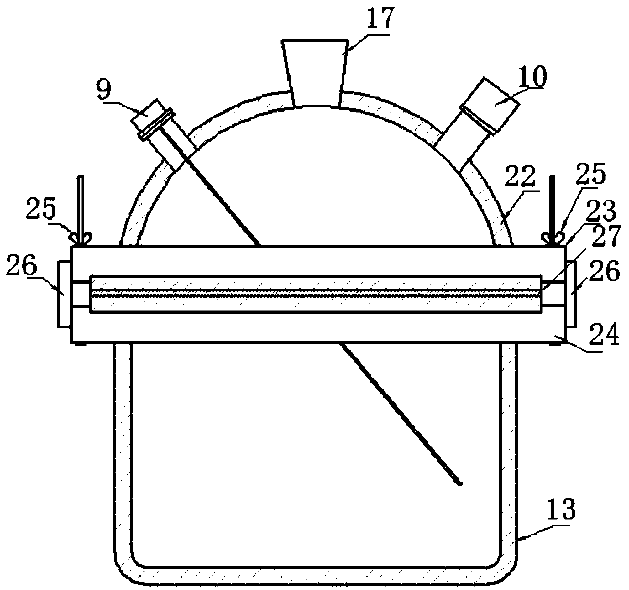 Automatic testing device for intergranular corrosion of metal material