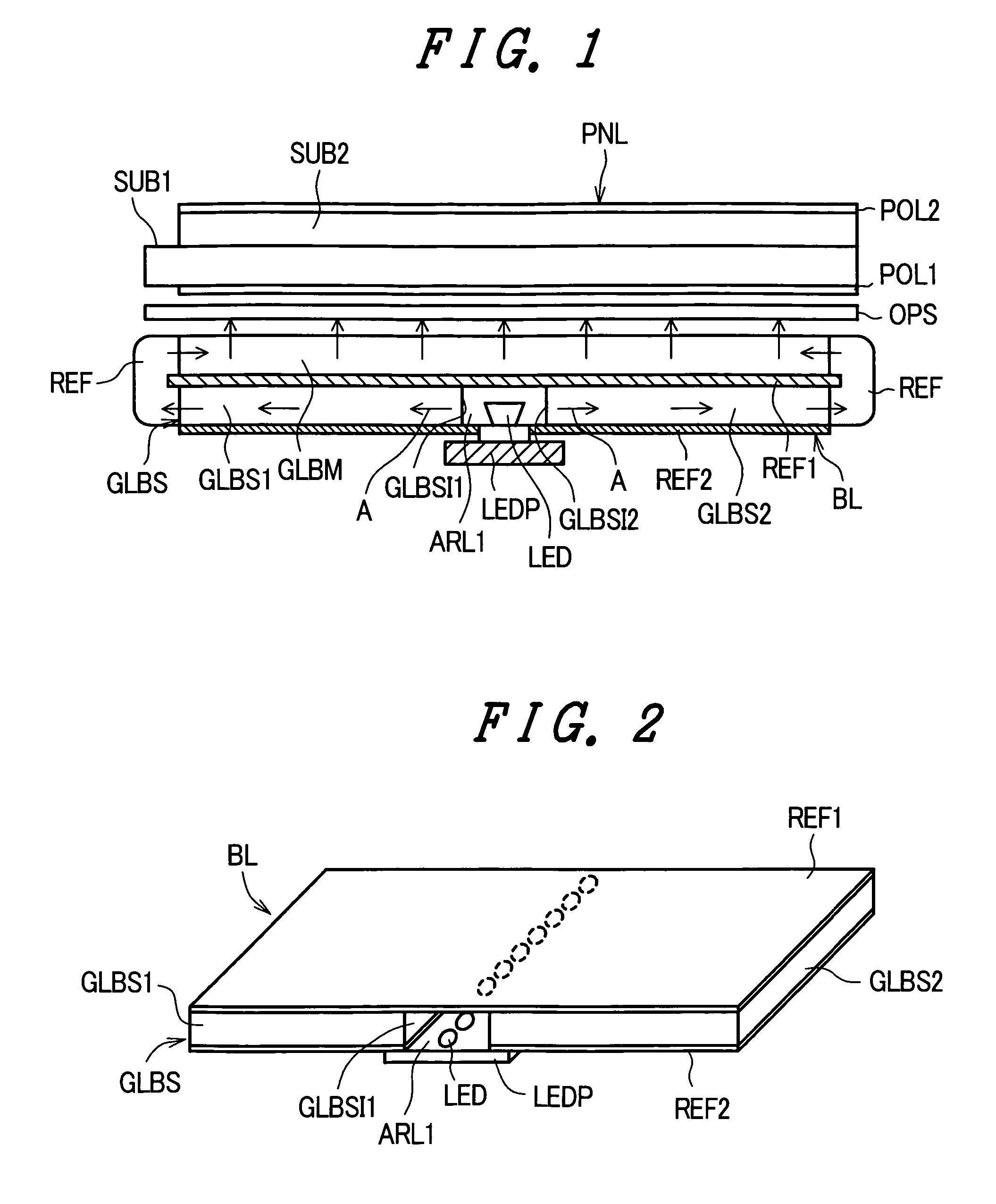 Liquid crystal display device, display device and backlight device