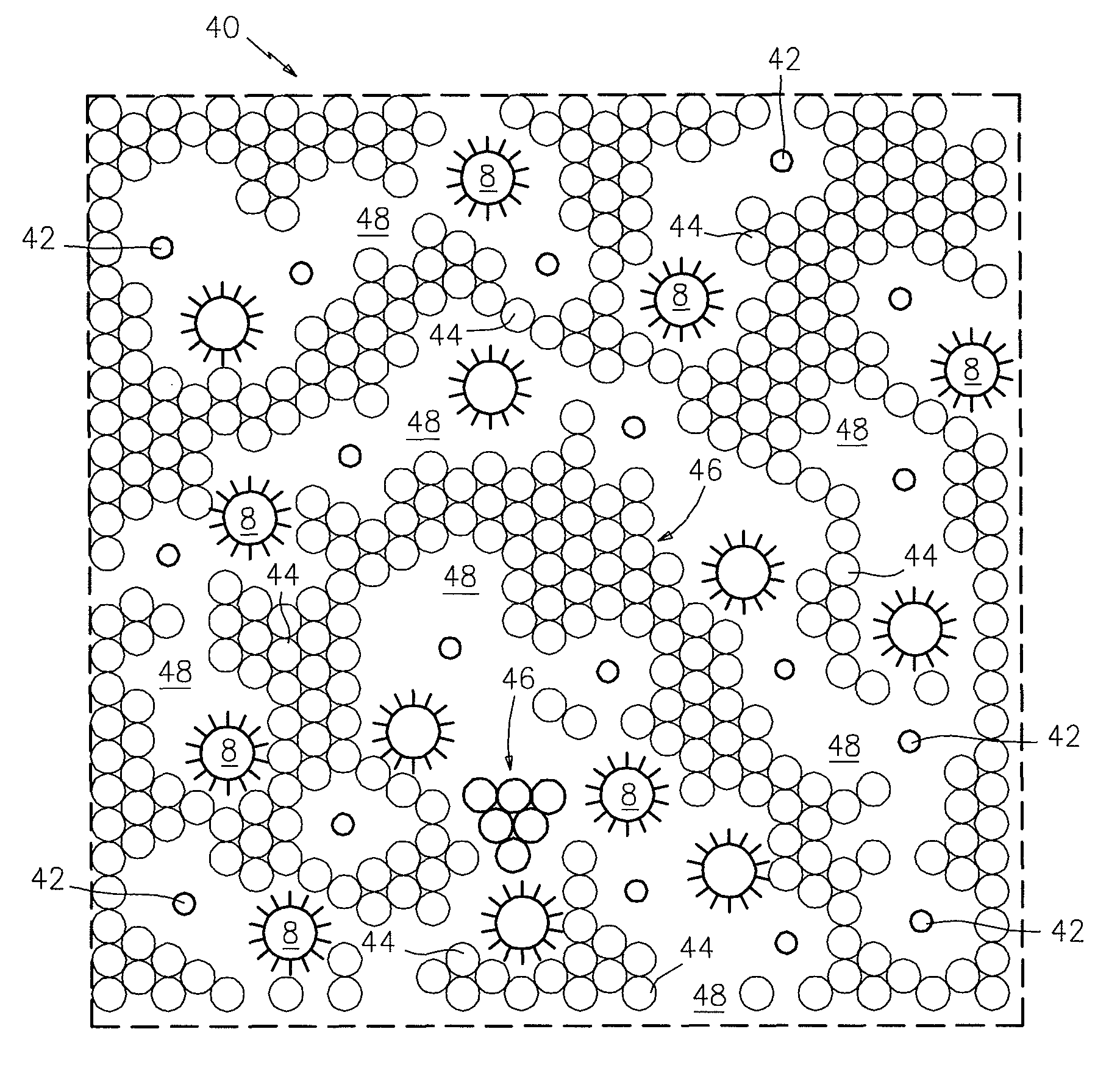 Virtual separation of bound and free label in a ligand assay for performing immunoassays of biological fluids, including whole blood