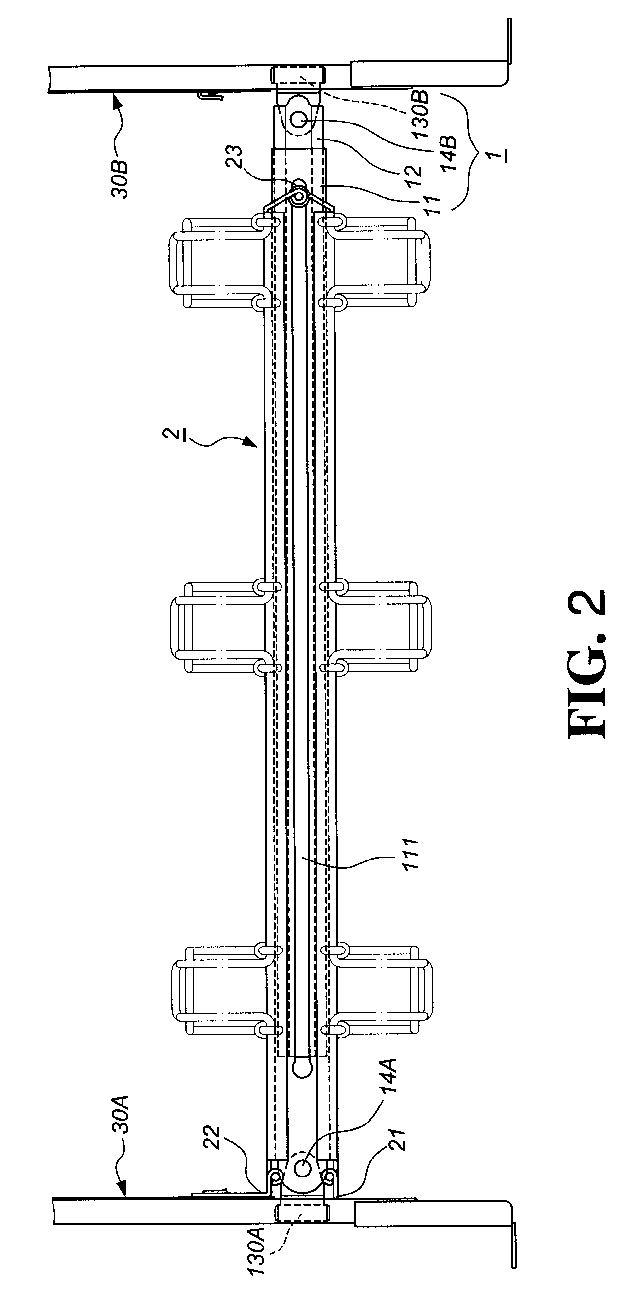 Support slide assembly for cable management arm