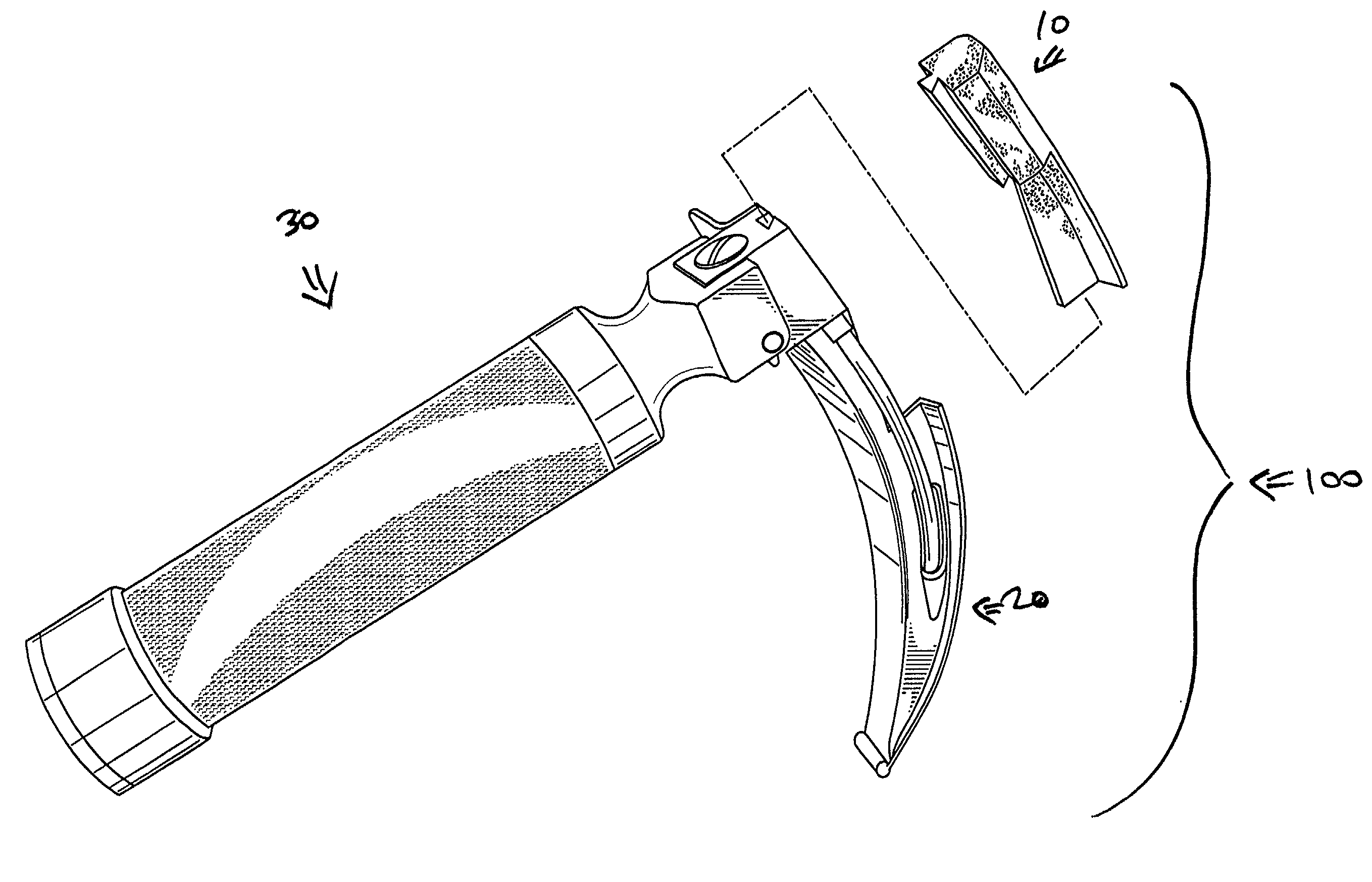 Modified laryngoscope blade to reduce dental injuries during intubation