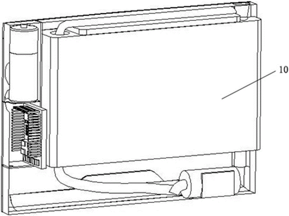 Small-size wet film humidifier for vehicle-mounted air conditioner