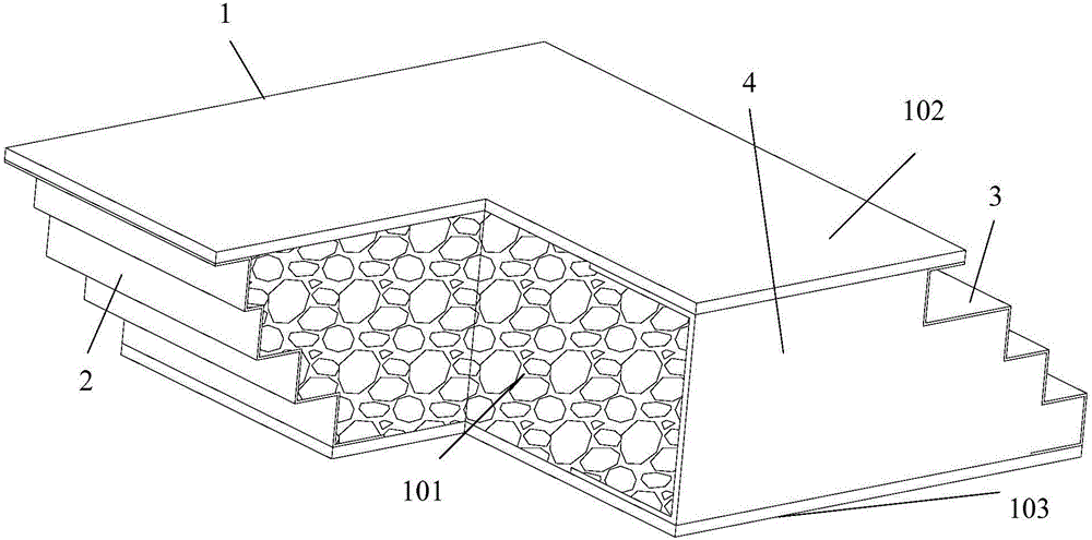 Fire-resistant inorganic fiber composite ceiling board and production method thereof