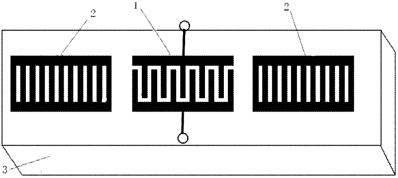 Resonance type surface acoustic wave passive wireless array sensing system and method thereof