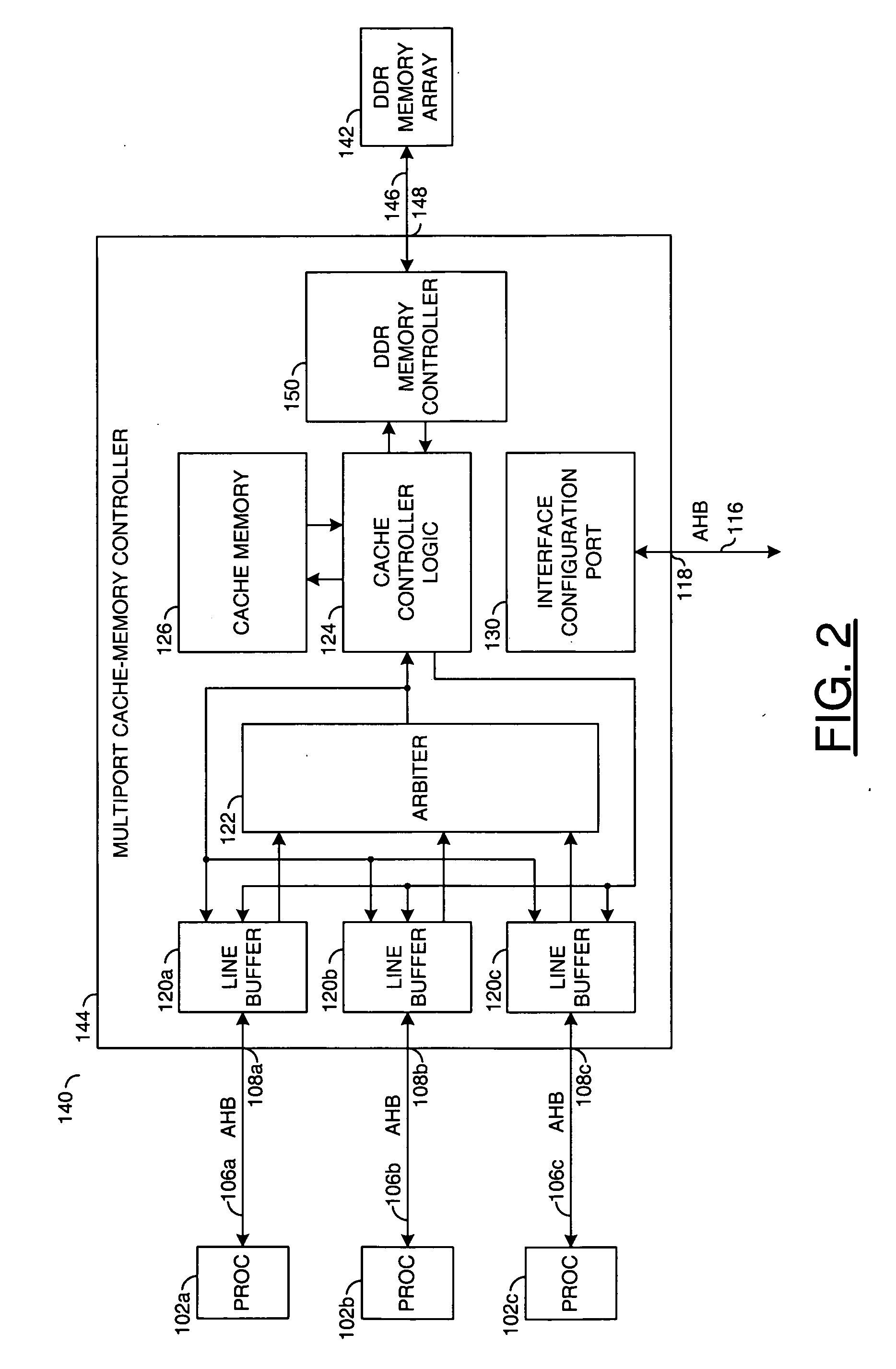 Ternary cam with software programmable cache policies