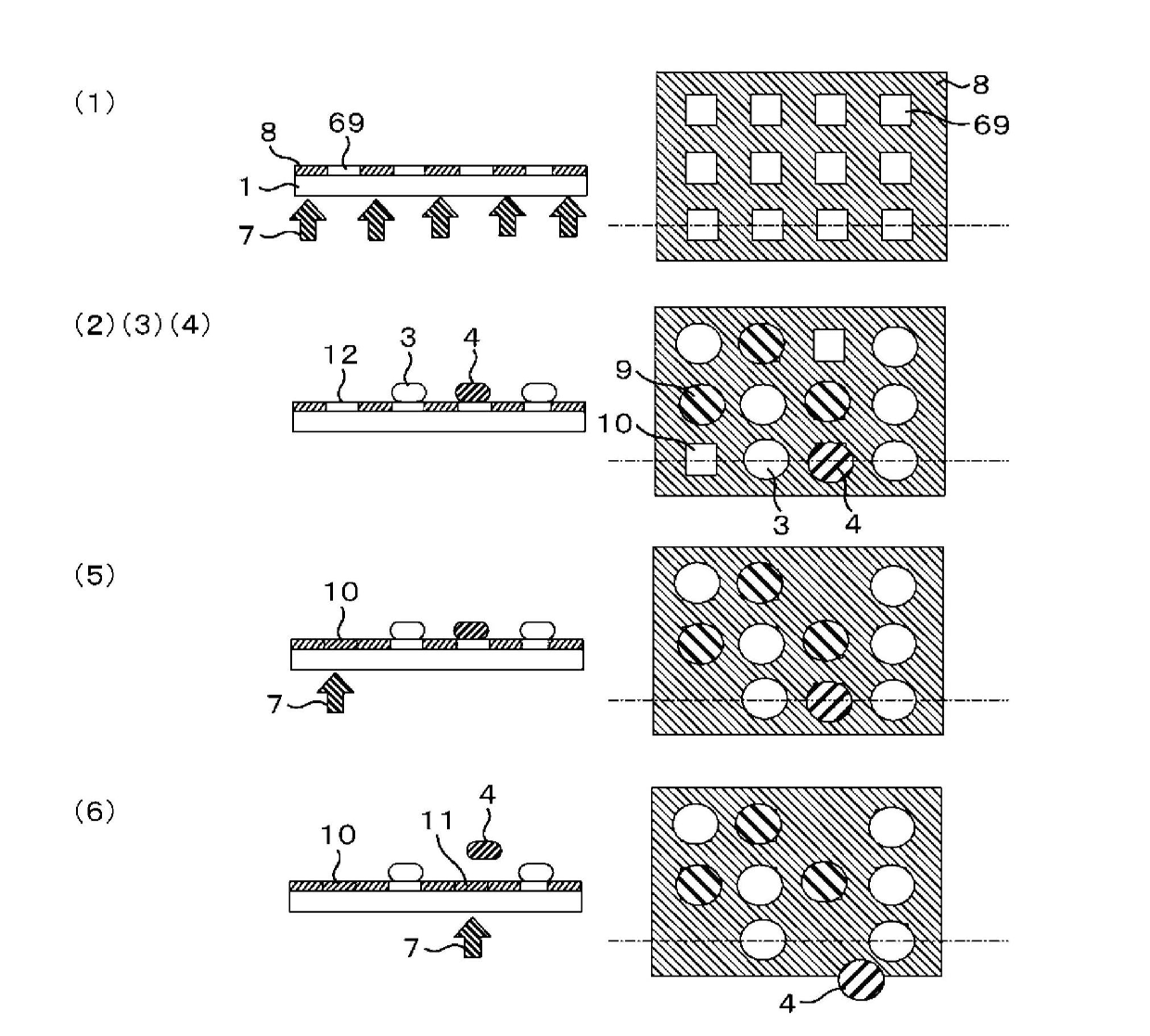 Substrate with photo-controllable cell adhesion property, method for analyzing and fractionating cells, and device for analysis and fractionation of cells