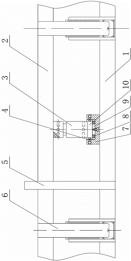 Installation positioning device for die bracket guide component