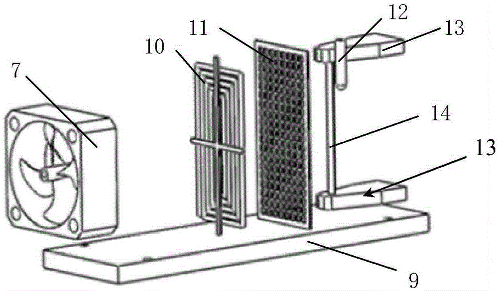 Gas bath capillary tube type micro nucleic acid amplification device