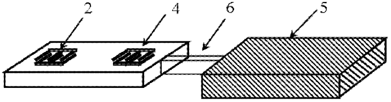 Magnetic-acoustic surface wave magnetic field sensor and preparation method thereof