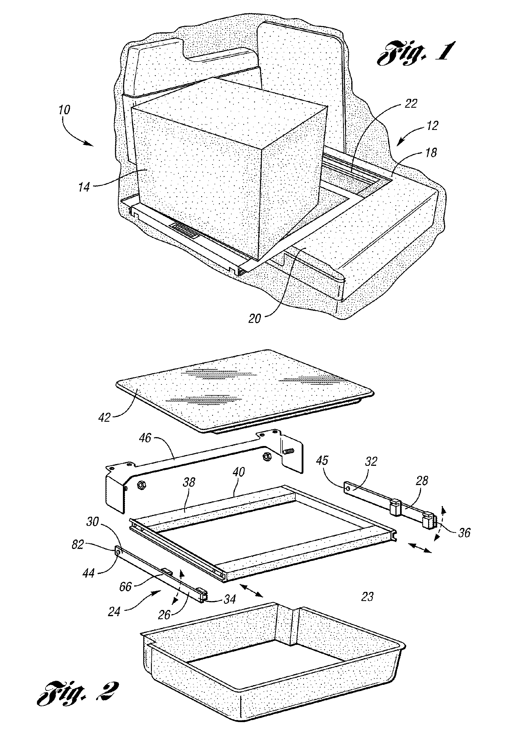 Sliding load floor system