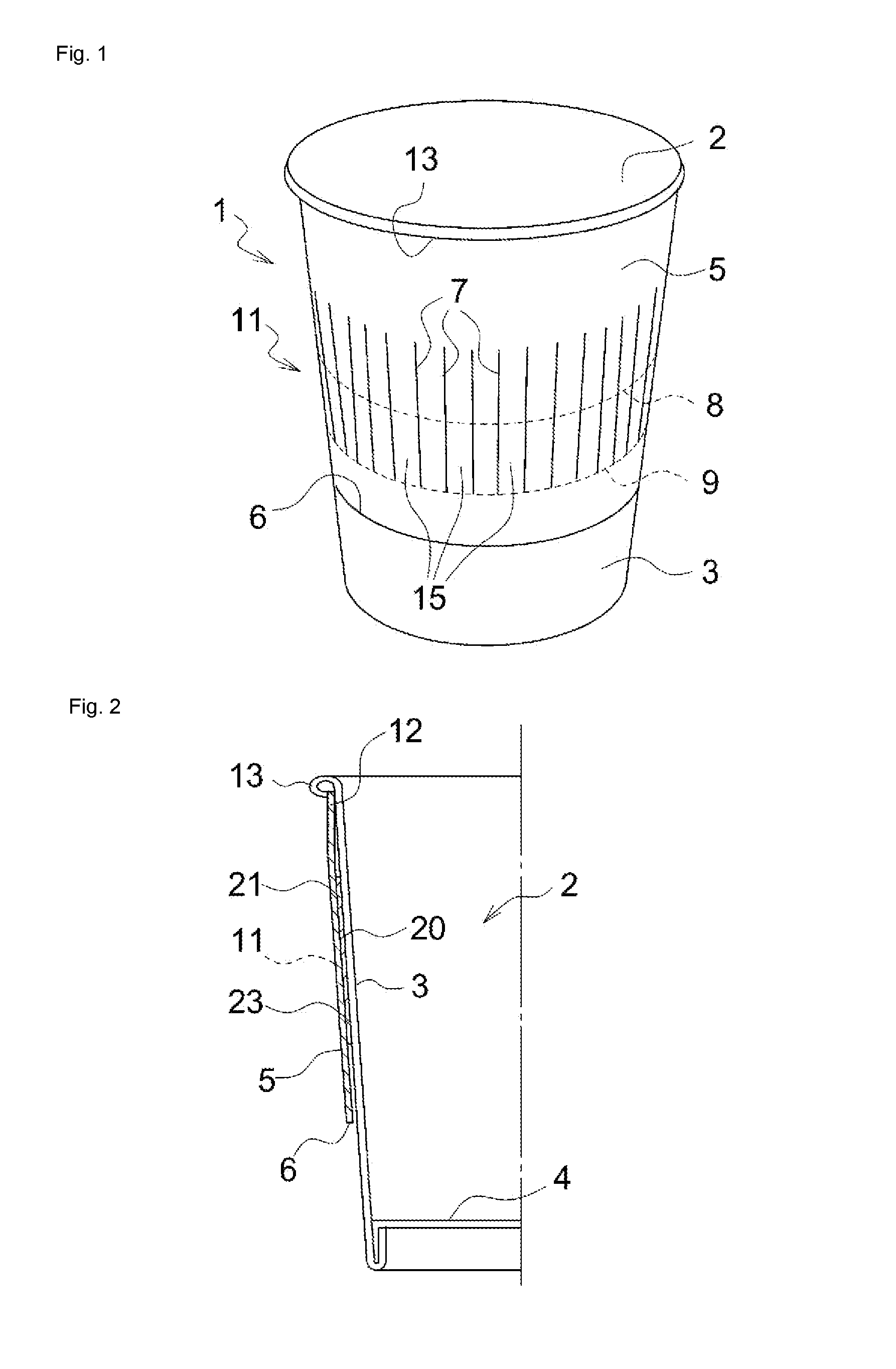 Heat insulated container