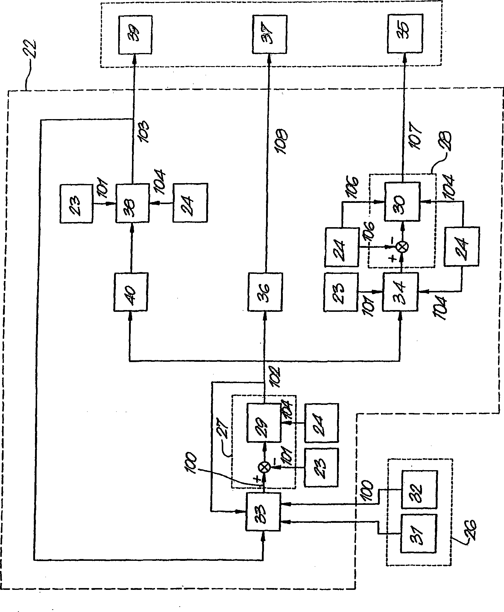 Device for regulating the operating pressure of an oil-injected compressor installation