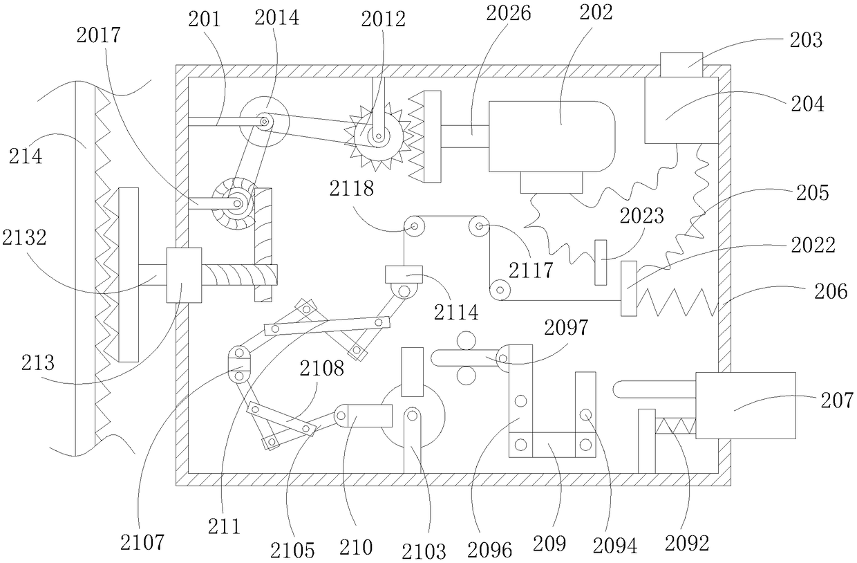 Automatic goods unloading device capable of extending