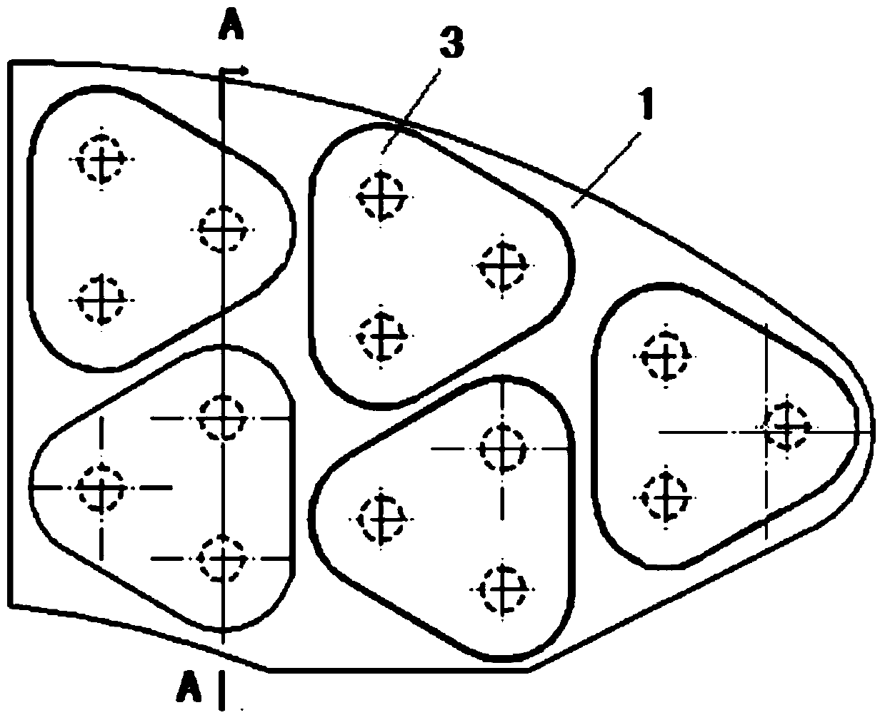 Embedded brake pad