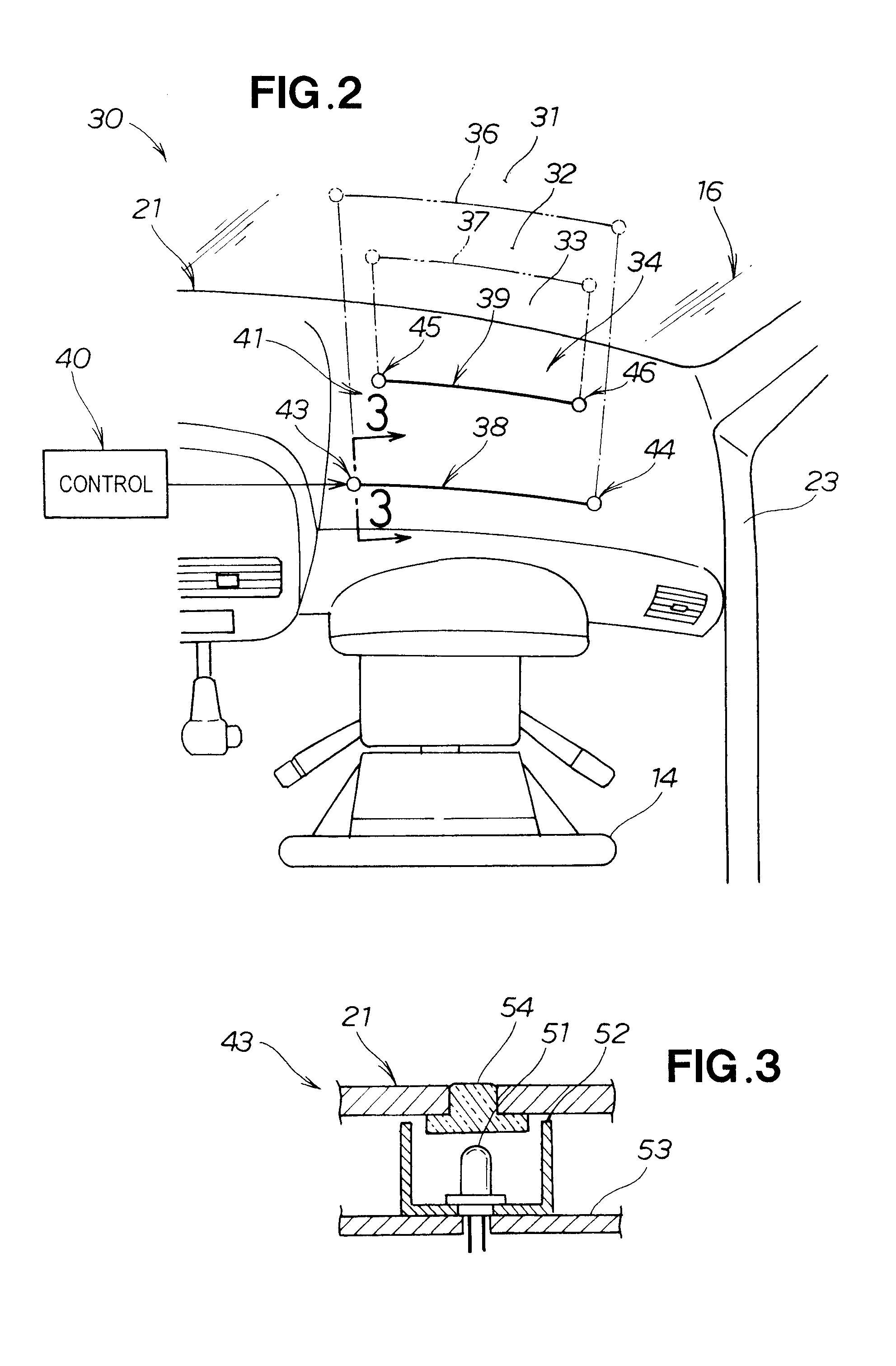 Vision enhancement device for use in vehicle