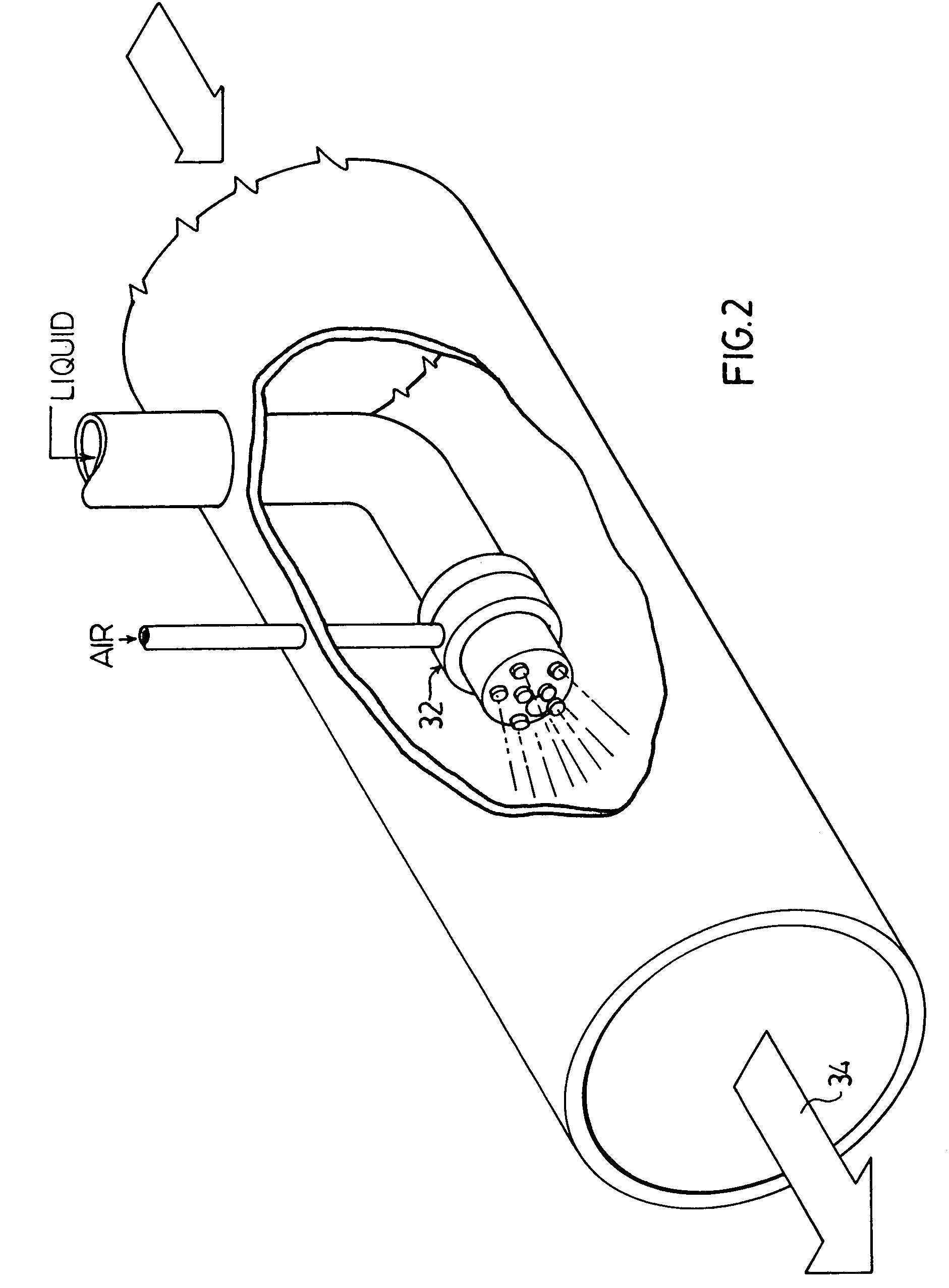 Pollution control in wood products dryer