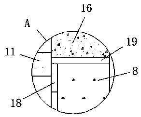 Sewage treatment device facilitating impurity cleaning