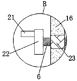 Sewage treatment device facilitating impurity cleaning