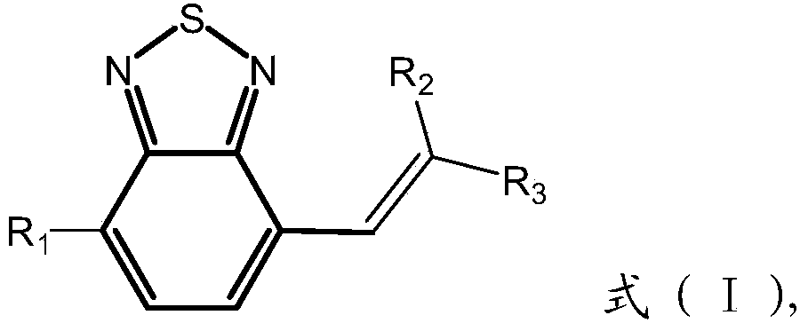 2,1,3-benzothiadiazole derivative, and preparation method and application thereof