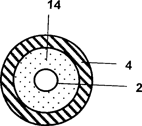 Flexible cold scalpel probe for freezing treatment of body's cavity tumor