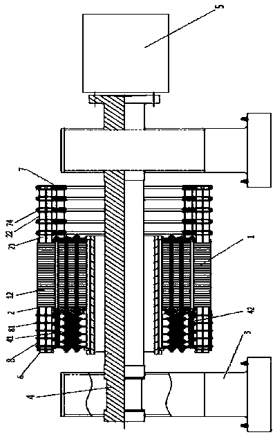 A rotor mechanical model device of an electric motor