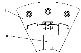 A rotor mechanical model device of an electric motor