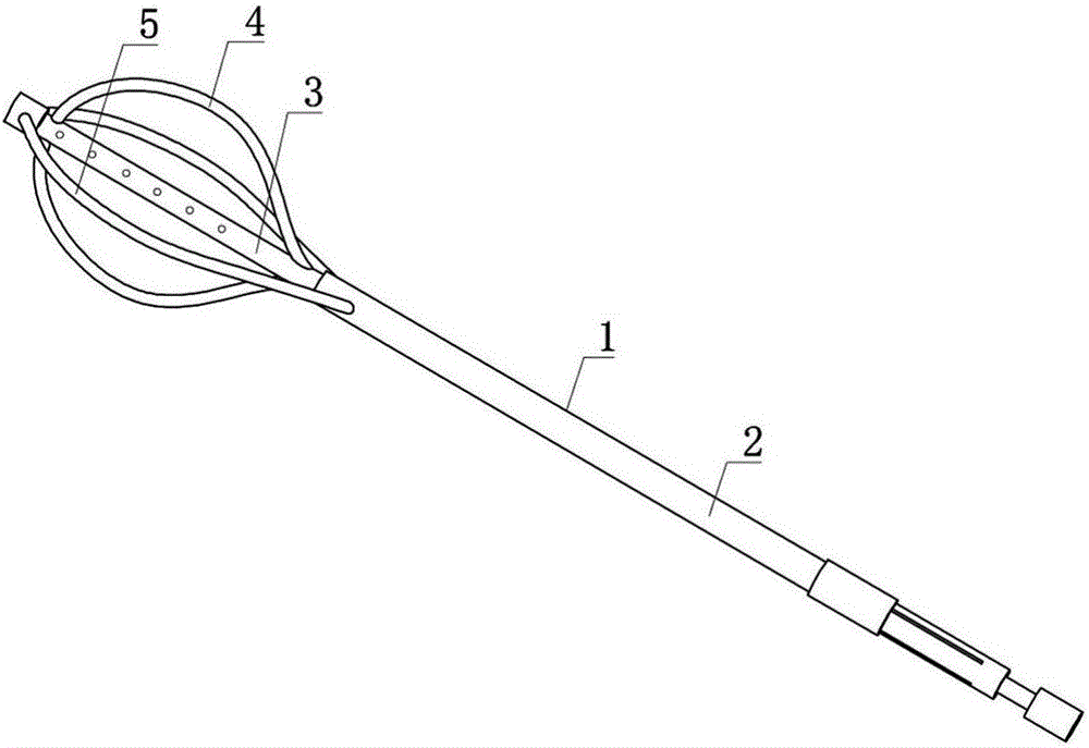 Fishing two-endoscope one-wire combined minimal invasive liver protection internal and external bile duct calculus crushing and removing method