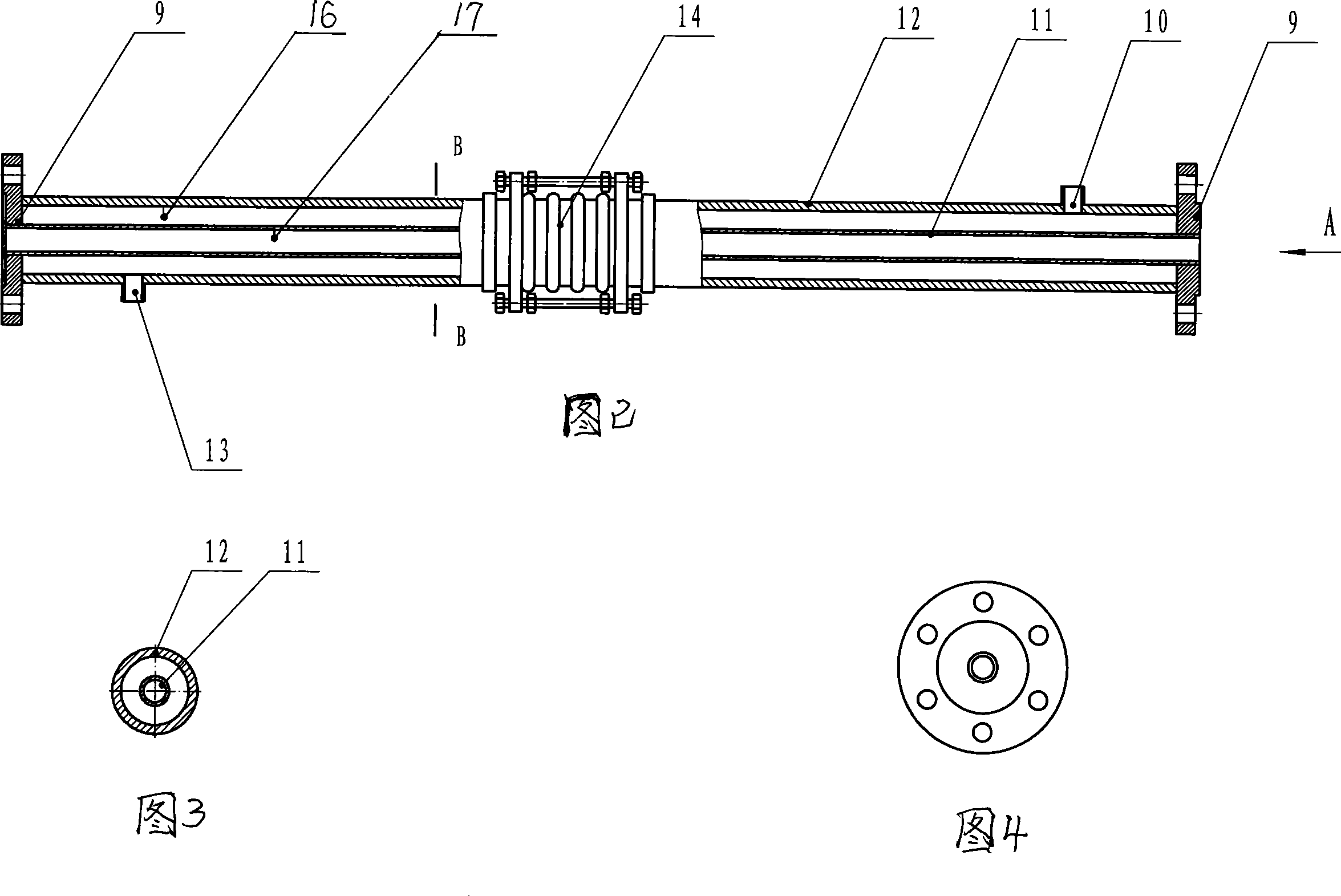 Pre-heating technique of blast furnace before blowing coal powder