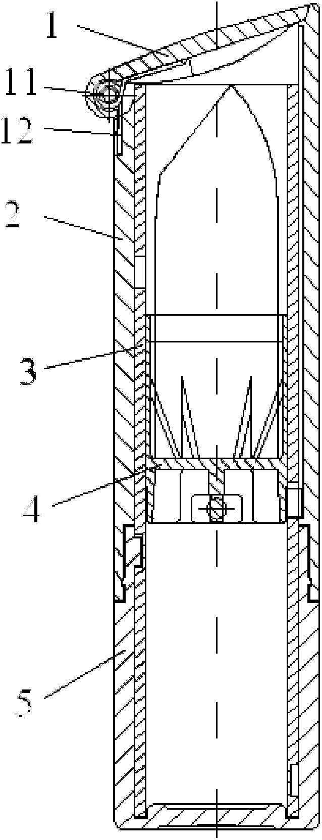 Improved structure of rotary lipstick box