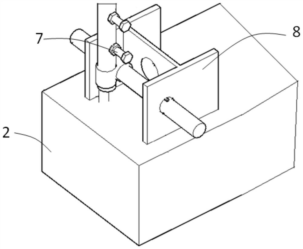 Deep foundation pit protective fence and protective fence mounting method