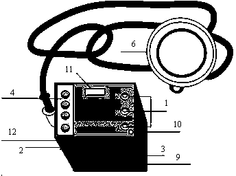 Early warning method of wireless gas detection and mine lamp thereof