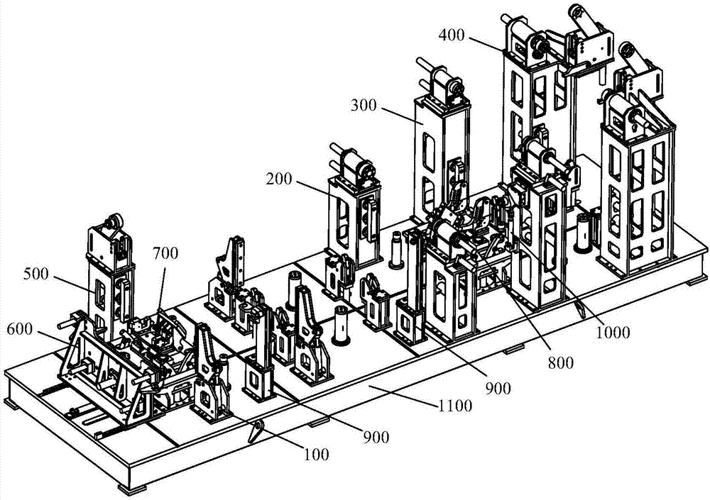 High-altitude operation car frame overlap welding tool