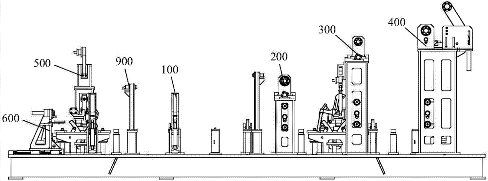 High-altitude operation car frame overlap welding tool