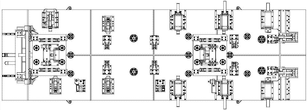 High-altitude operation car frame overlap welding tool