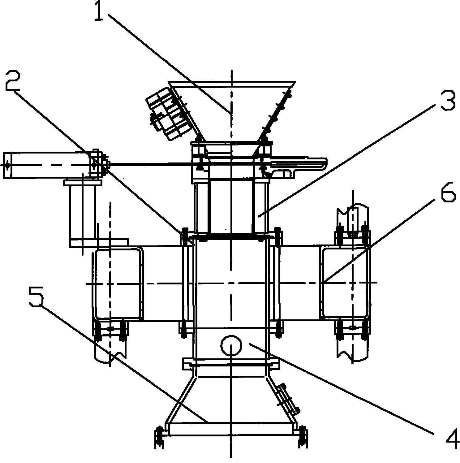 Sand shooting device