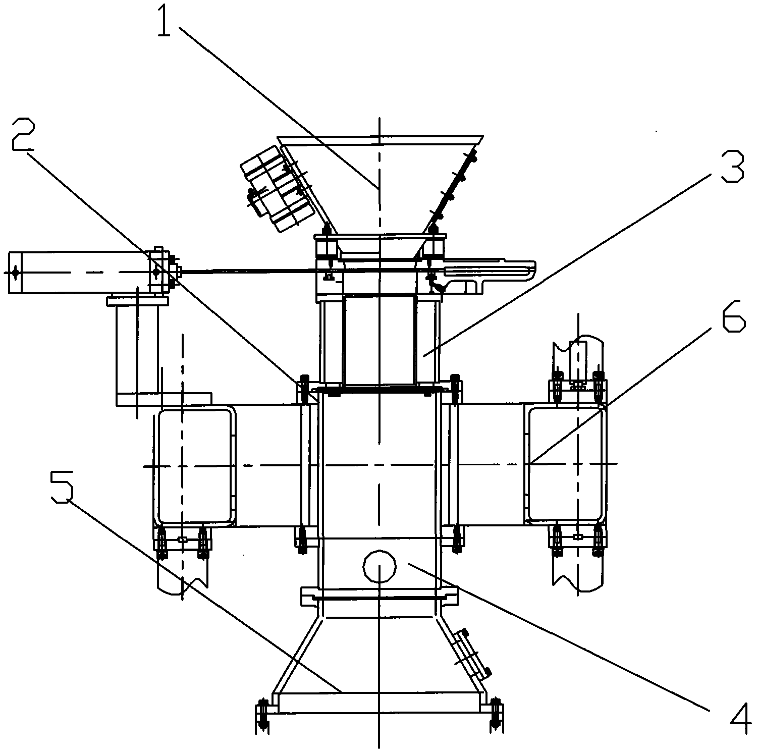 Sand shooting device