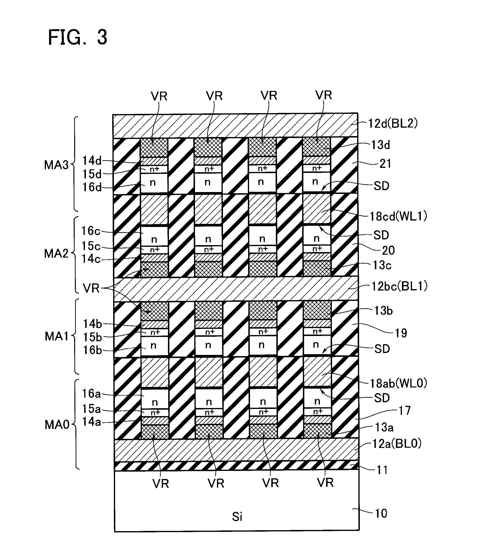 Resistance change memory device