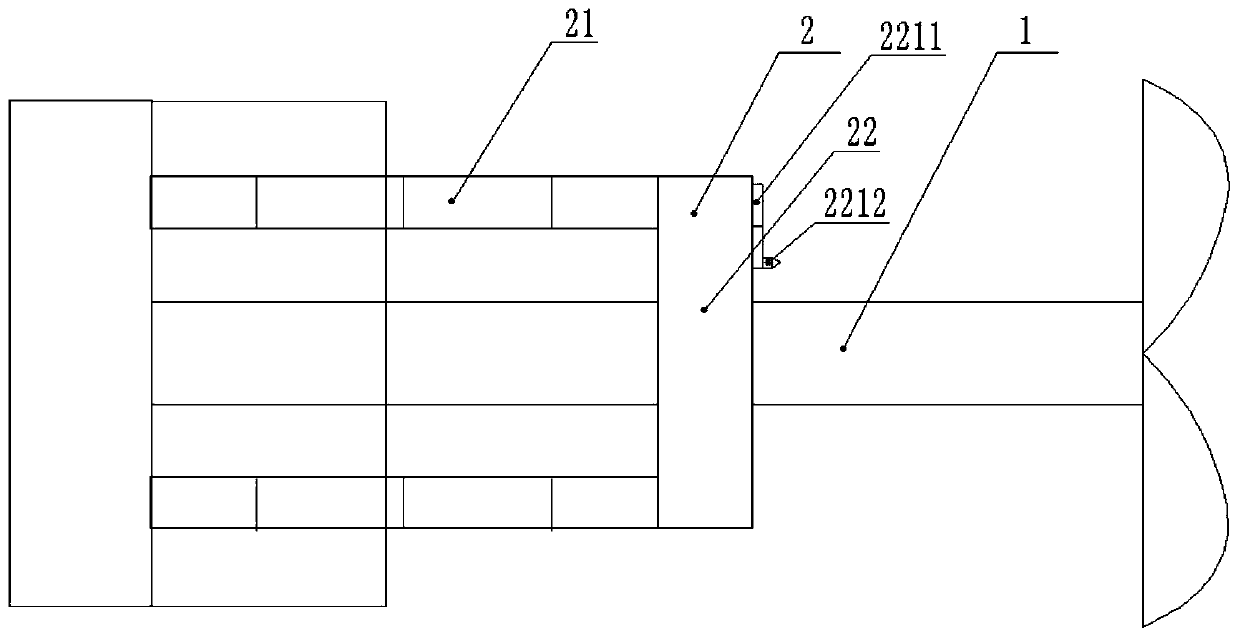 Anti-winding ship shaft